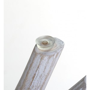 Table basse verre blanc - décoration