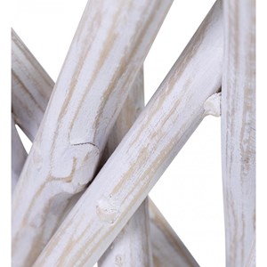 Table basse verre blanc - décoration