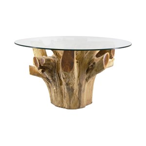Table basse bois marron - décoration