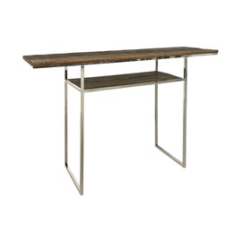 Console acier marron - décoration