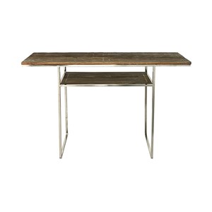 Console acier marron - décoration