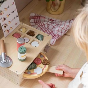 Four à pizza jouet en bois