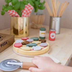 Four à pizza jouet en bois