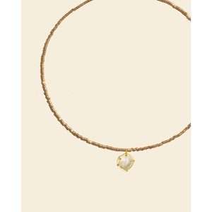 Collier fin pendentif cristal de roche