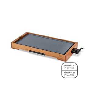 Plancha bambou revêtement céramique