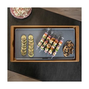 Plancha bambou revêtement céramique