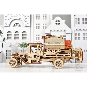 Camion citerne puzzle 3d bois