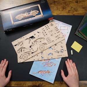 Roadster mk3 puzzle 2.5d puzzle bois