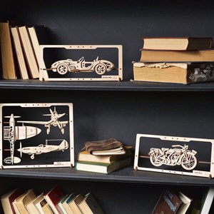 Roadster mk3 puzzle 2.5d puzzle bois