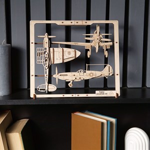 Avion chasse puzzle 2.5d puzzle bois