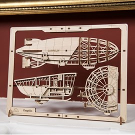Zeppelin 2.5d puzzle puzzle bois