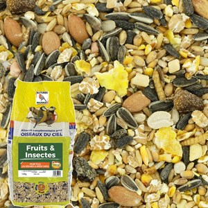 Mélange graines oiseaux rougegorge 5kg