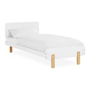 Lit junior 90x200 blanc sommier