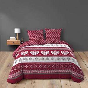 Housse de couette 240x220 + 2 taies alpa