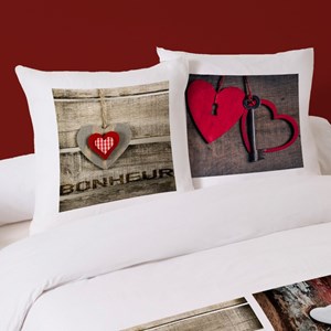Housse de couette 240x220 faith + 2 taie