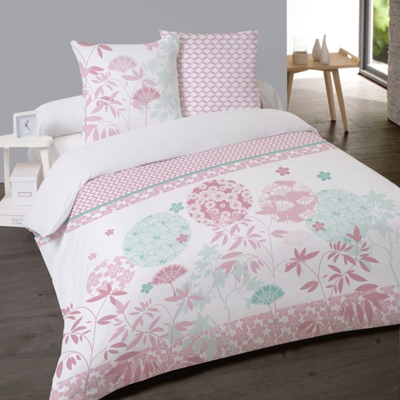 Dourev - Housse de couette 240x220 florena + 2 ta