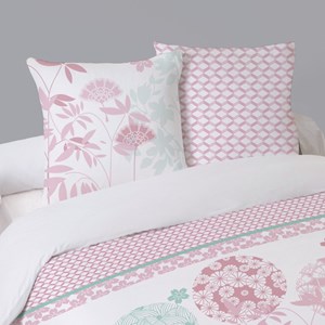 Housse de couette 240x220 florena + 2 ta