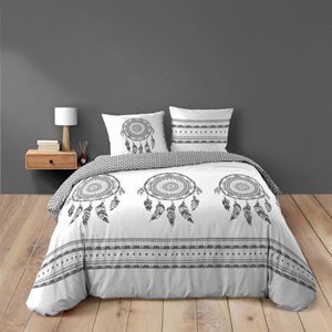 Housse de couette 240x220 + 2 taies indi