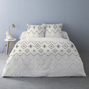 Housse de couette 260x240 azteca + 2 tai