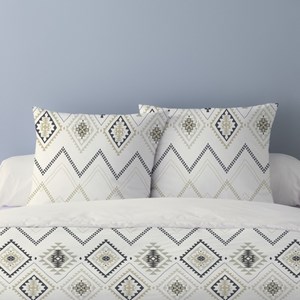 Housse de couette 260x240 azteca + 2 tai