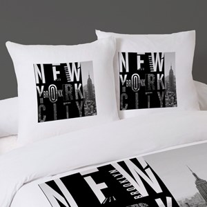 Housse de couette 260x240 bronx + 2 taie