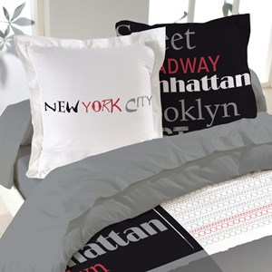 Housse de couette 260x240 manhattan + 2