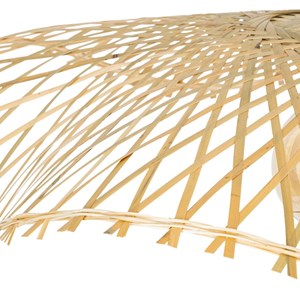 Suspension diam 58cm en bambou naturel