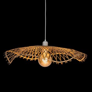 Suspension diam 58cm en bambou naturel