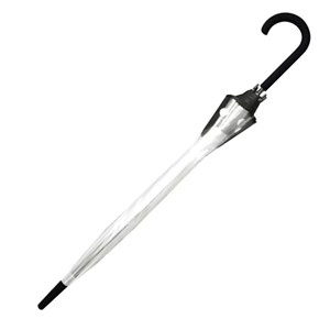 Parapluie long transparent auto chat