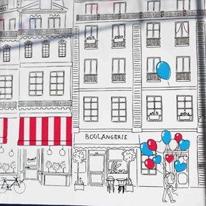 Parapluie transparent long automatique