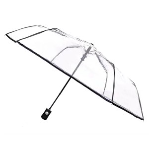 Parapluie transparent pliant automatique