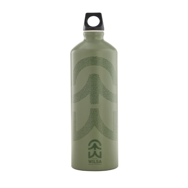 Wilsa - Gourde en aluminium recyclé 1 litre