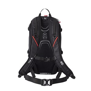 Sac à dos multi-sport 18l noir et rouge