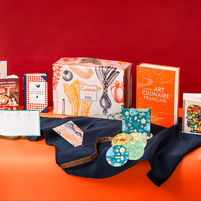 Coffret livres cuisine