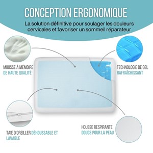 Oreiller confort gel