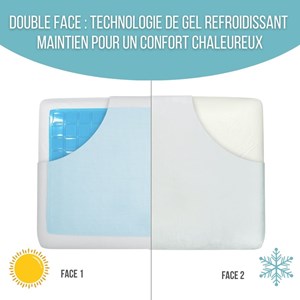 Oreiller confort gel