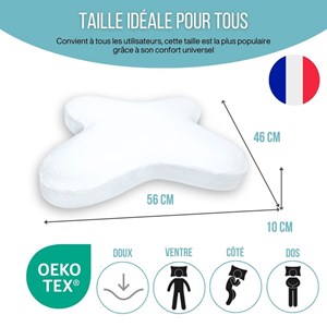 Oreiller plat papillon