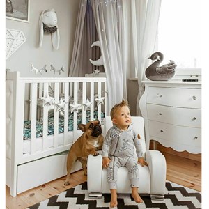 Trophée mural lapin prince velours