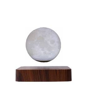 Globes duo terre & lune en lévitation ma