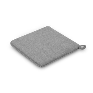 Coussin chauffant d'extérieur gris