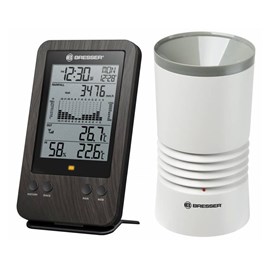 Bresser pluviomètre professionnel wtw aspect bois - 7002533