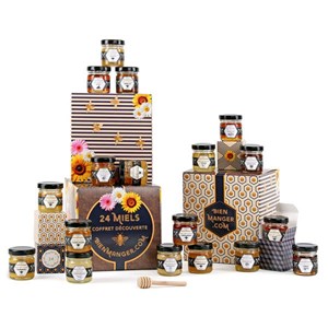 Calendrier de l'avent miel 24 pots - le