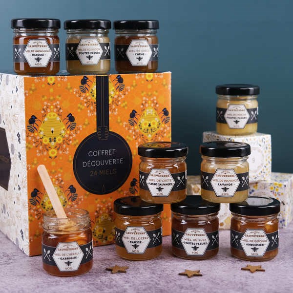 BienManger.com - Calendrier de l'avent miel 24 pots