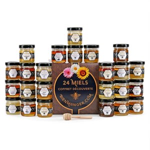 Calendrier de l'avent miel 24 pots