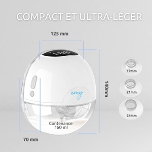 Emy pump - tire lait électrique portable