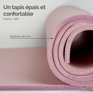Tapis de yoga 180 x 60 cm