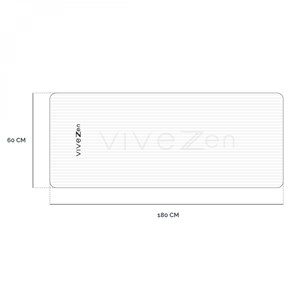 Tapis de yoga 180 x 60 cm