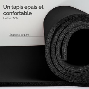 Tapis de yoga 180 x 60 cm