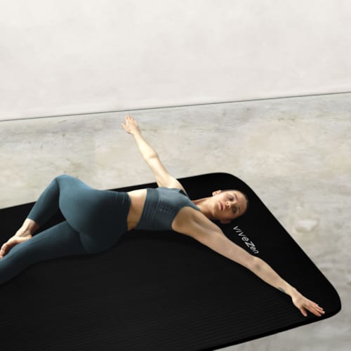 Vivezen - Tapis de yoga 186 x 120 cm