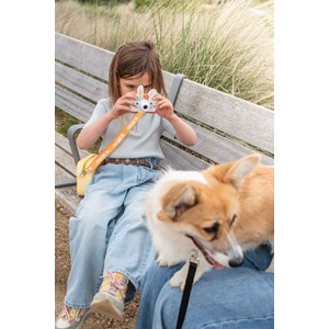 Appareil photo lapin des fleurs